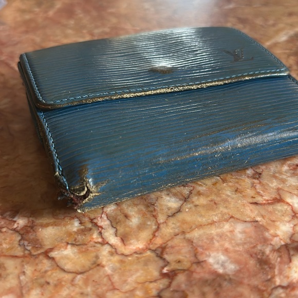 Louis Vuitton blue epi rehab wallet - Picture 5 of 15